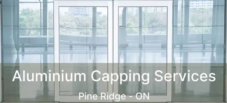 Aluminium Capping Services Pine Ridge - ON