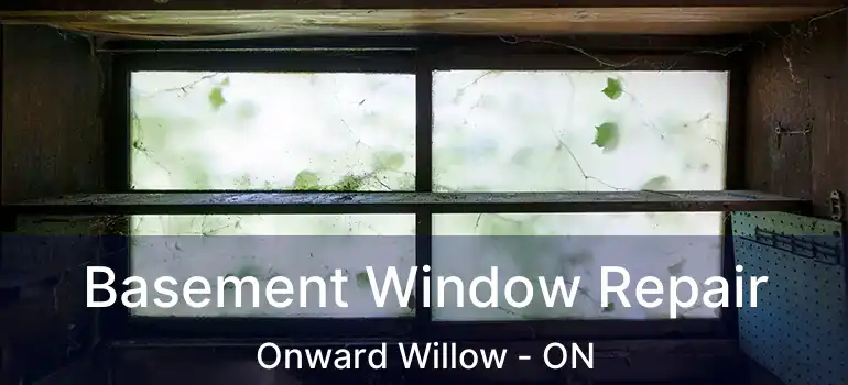 Basement Window Repair Onward Willow - ON
