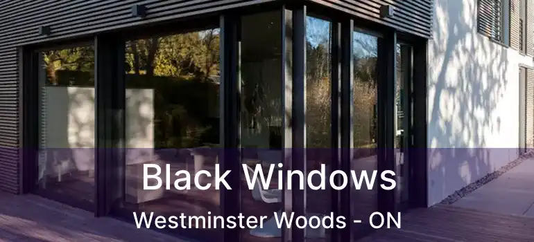 Black Windows Westminster Woods - ON