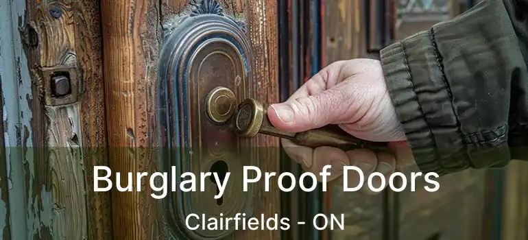 Burglary Proof Doors Clairfields - ON