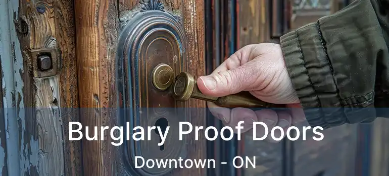Burglary Proof Doors Downtown - ON