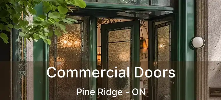 Commercial Doors Pine Ridge - ON