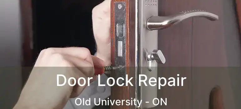 Door Lock Repair Old University - ON