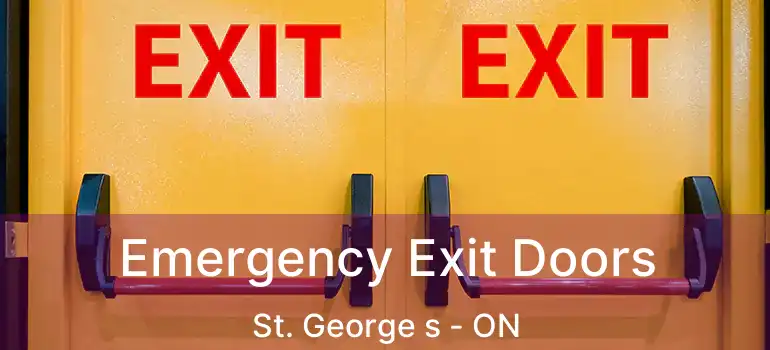 Emergency Exit Doors St. George s - ON