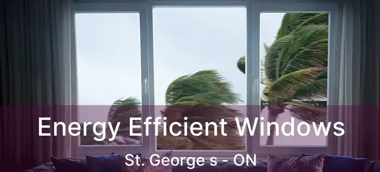 Energy Efficient Windows St. George s - ON