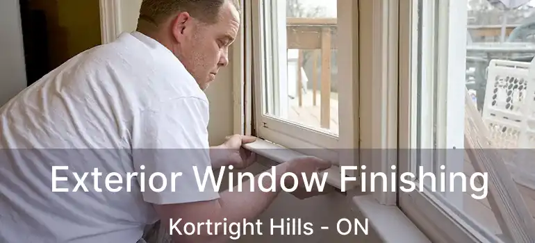 Exterior Window Finishing Kortright Hills - ON