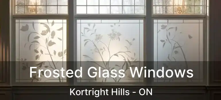 Frosted Glass Windows Kortright Hills - ON