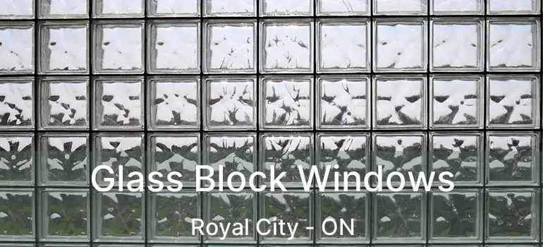 Glass Block Windows Royal City - ON