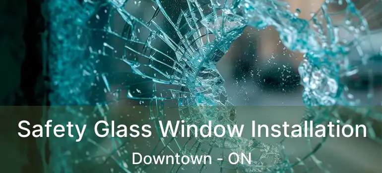 Safety Glass Window Installation Downtown - ON