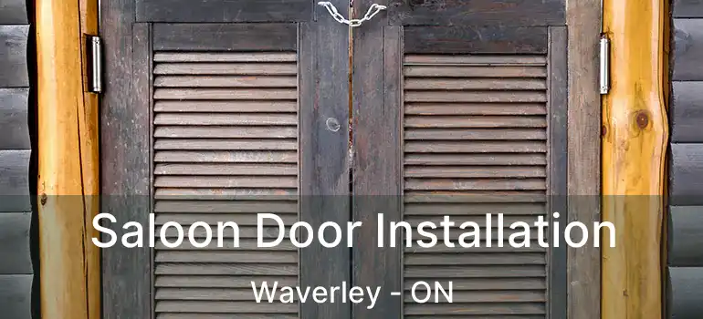  Saloon Door Installation Waverley - ON