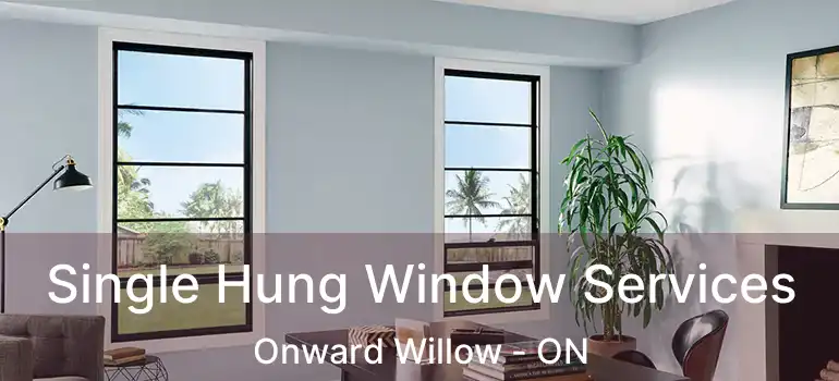 Single Hung Window Services Onward Willow - ON