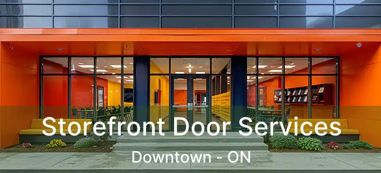 Storefront Door Services Downtown - ON