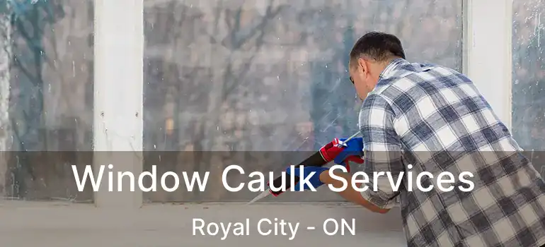 Window Caulk Services Royal City - ON