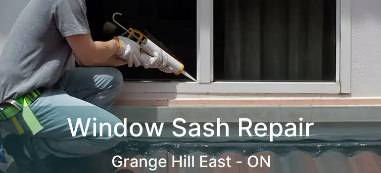 Window Sash Repair Grange Hill East - ON