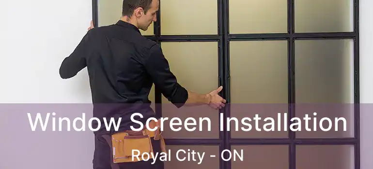Window Screen Installation Royal City - ON
