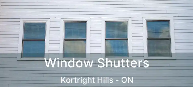 Window Shutters Kortright Hills - ON