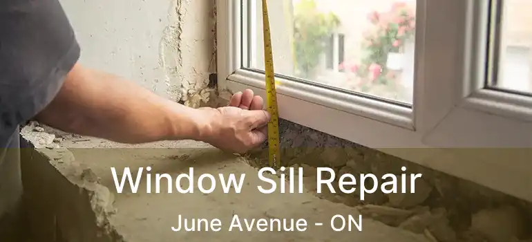  Window Sill Repair June Avenue - ON