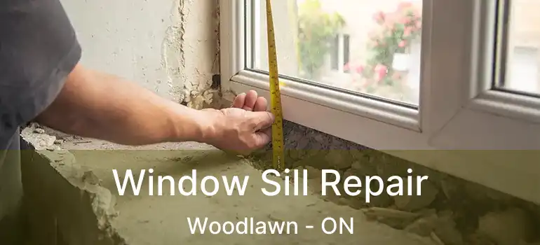 Window Sill Repair Woodlawn - ON